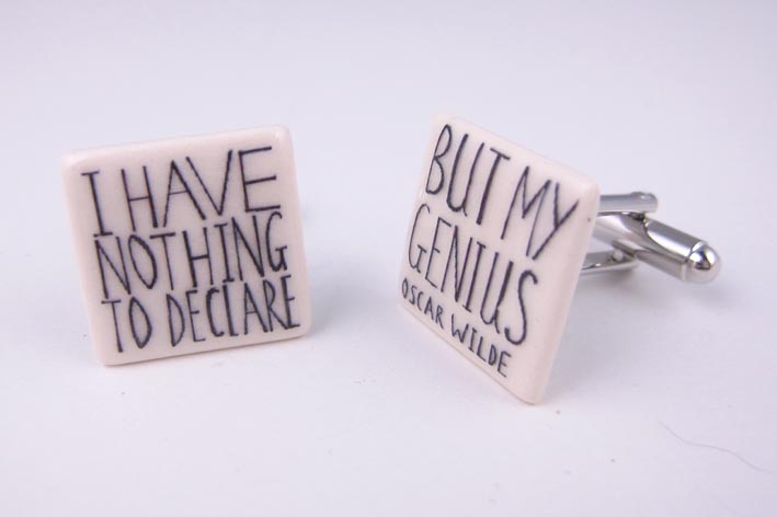 View Oscar Wilde cufflinks